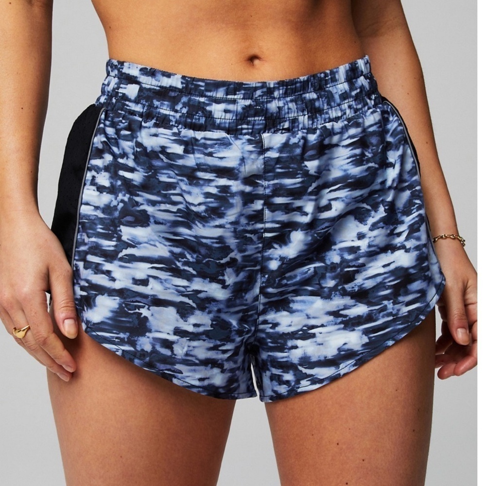 fabletic Eco Full Speed Run Short Flame Dye/Black women size large